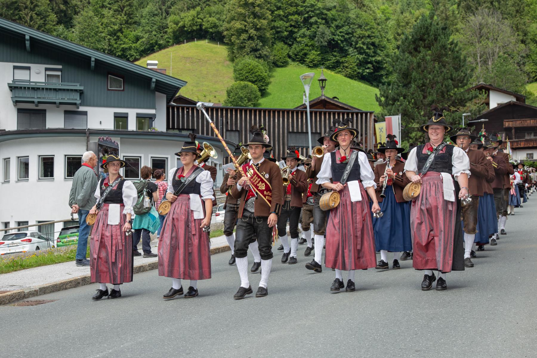 Bataillonsschützenfest Kufstein in der Wildschönau am 14.07.