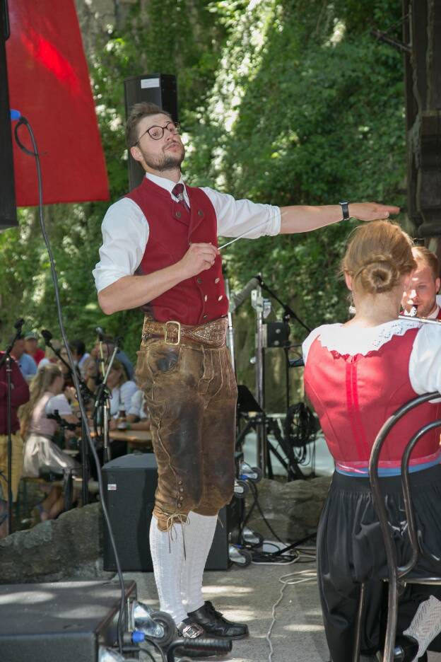 Kapellmeister aus Brandenberg beim Bezirksmusikfest in Rattenberg - 17.07.2022