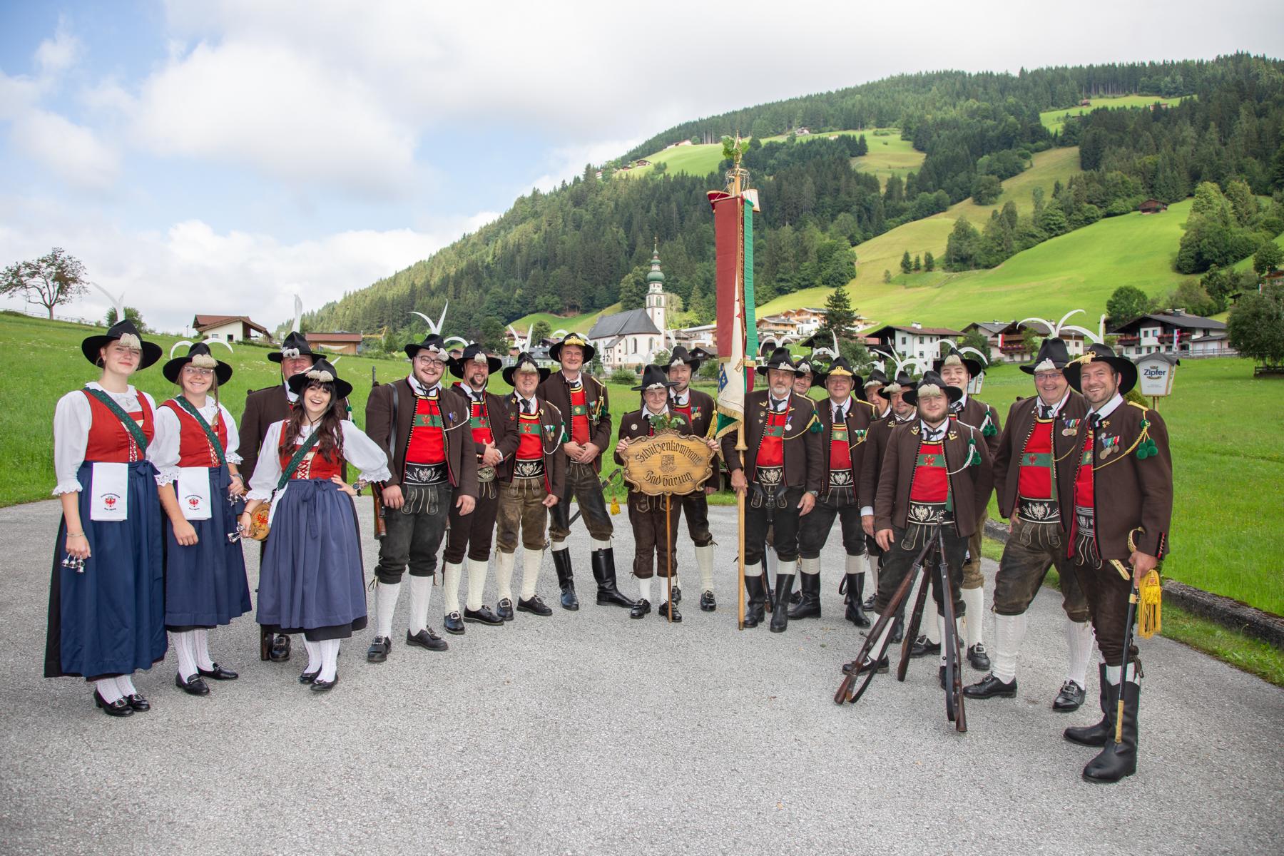Bataillonsschützenfest Kufstein in der Wildschönau am 14.07.