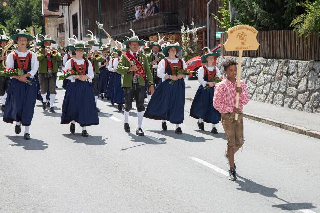 Musikkapelle Karres beim Bezirksmusikfest in Tarrenz - 09.07.2022