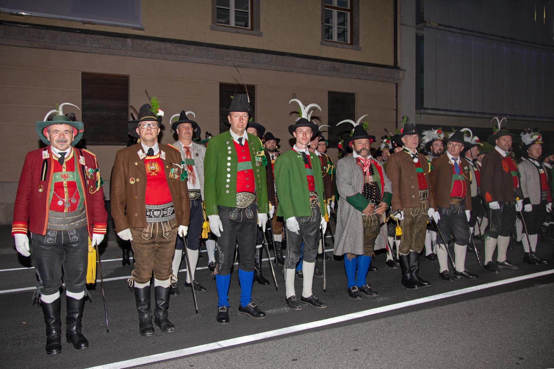 Vorabend des österreichischen Nationalfeiertages in Innsbruck - 25.10.