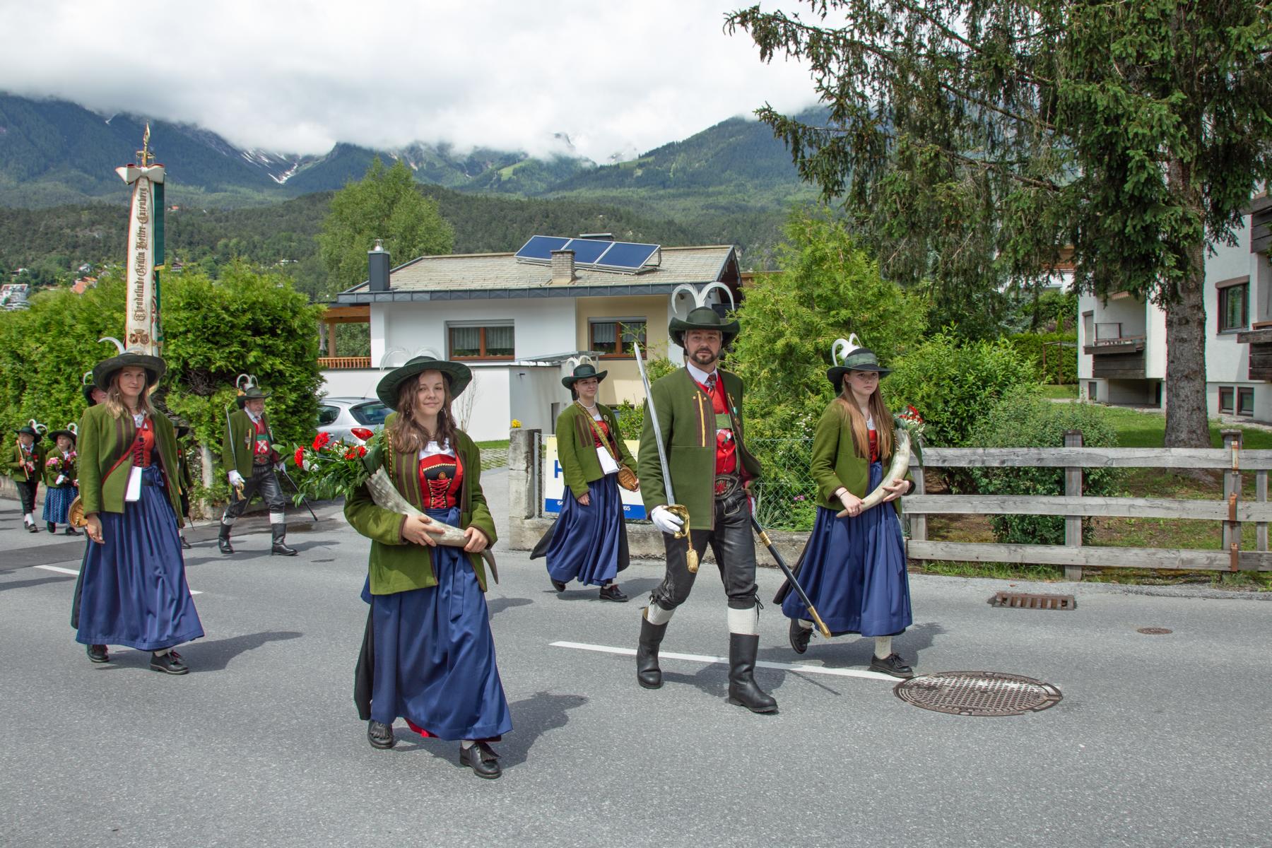 Oberländer Regimentsfest in Imst am 16.06.