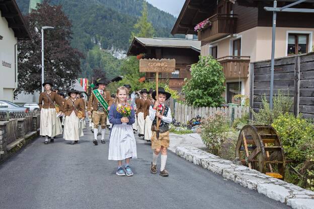 Musikkapelle Going beim Bezirksmusikfest in Erpfendorf - 31.07.2022