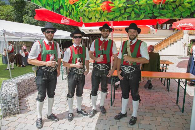 Musikanten aus Mils bei Imst beim Bezirksmusikfest in Tarrenz - 09.07.2022