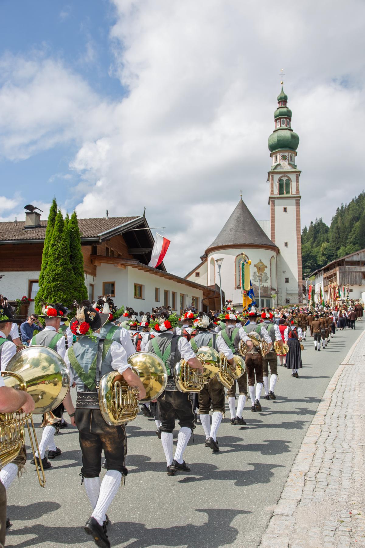 Bataillonsschützenfest Kufstein in der Wildschönau am 14.07.