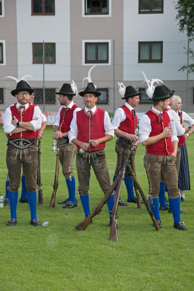 Prangerschützen beim Pinzgauer Bezirksmusikfest - 04.06.2022