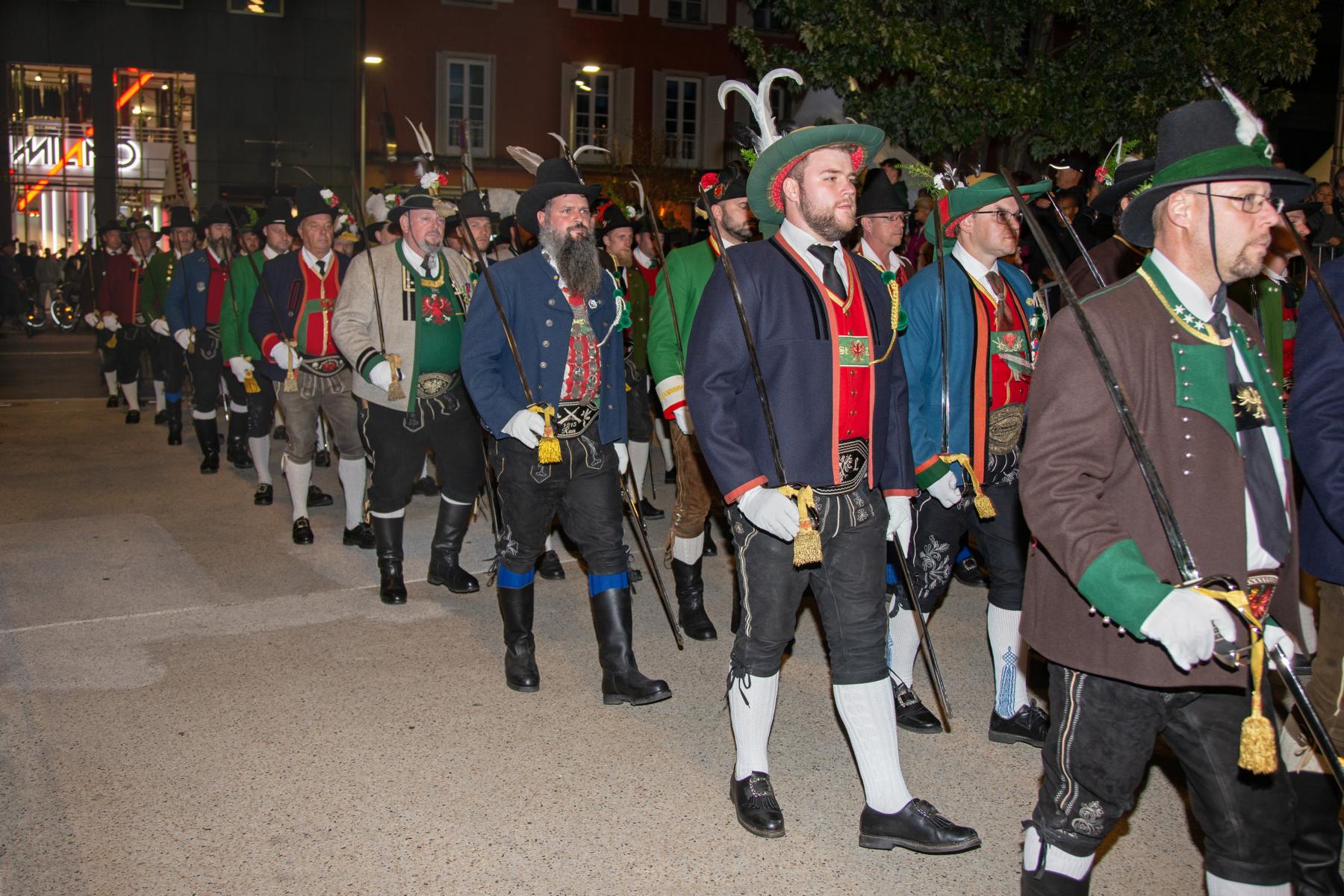 Vorabend des österreichischen Nationalfeiertages in Innsbruck - 25.10.