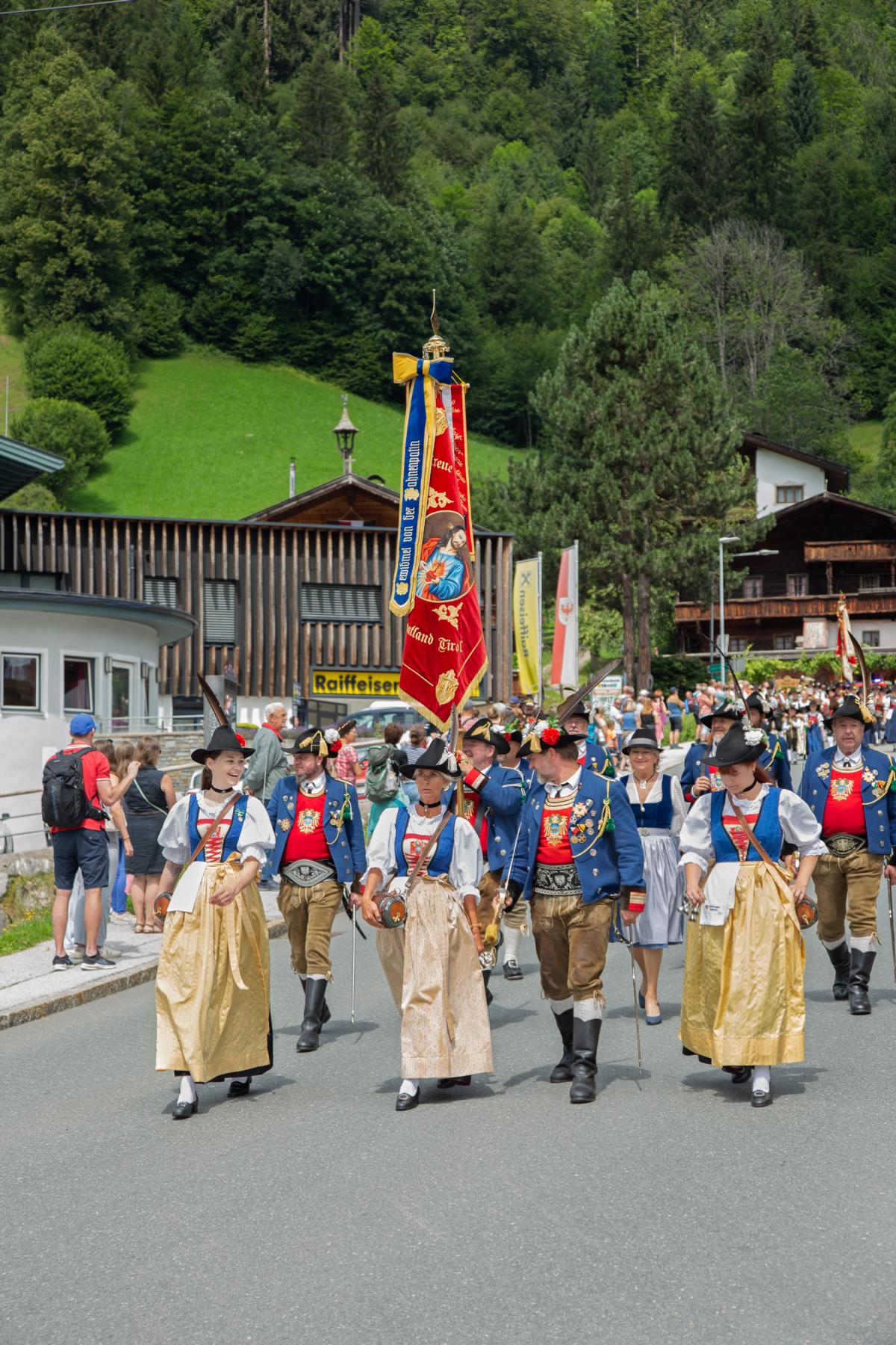 Bataillonsschützenfest Kufstein in der Wildschönau am 14.07.