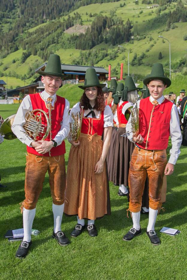 Musikanten aus Godegg beim Pinzgauer Bezirksmusikfest - 04.06.2022