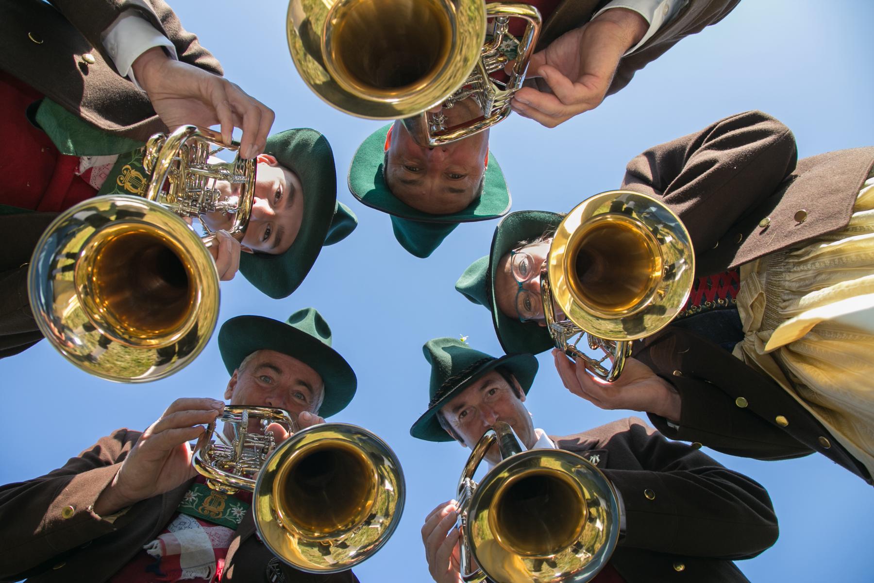 Musikkapelle Aldrans im Oktober 2018