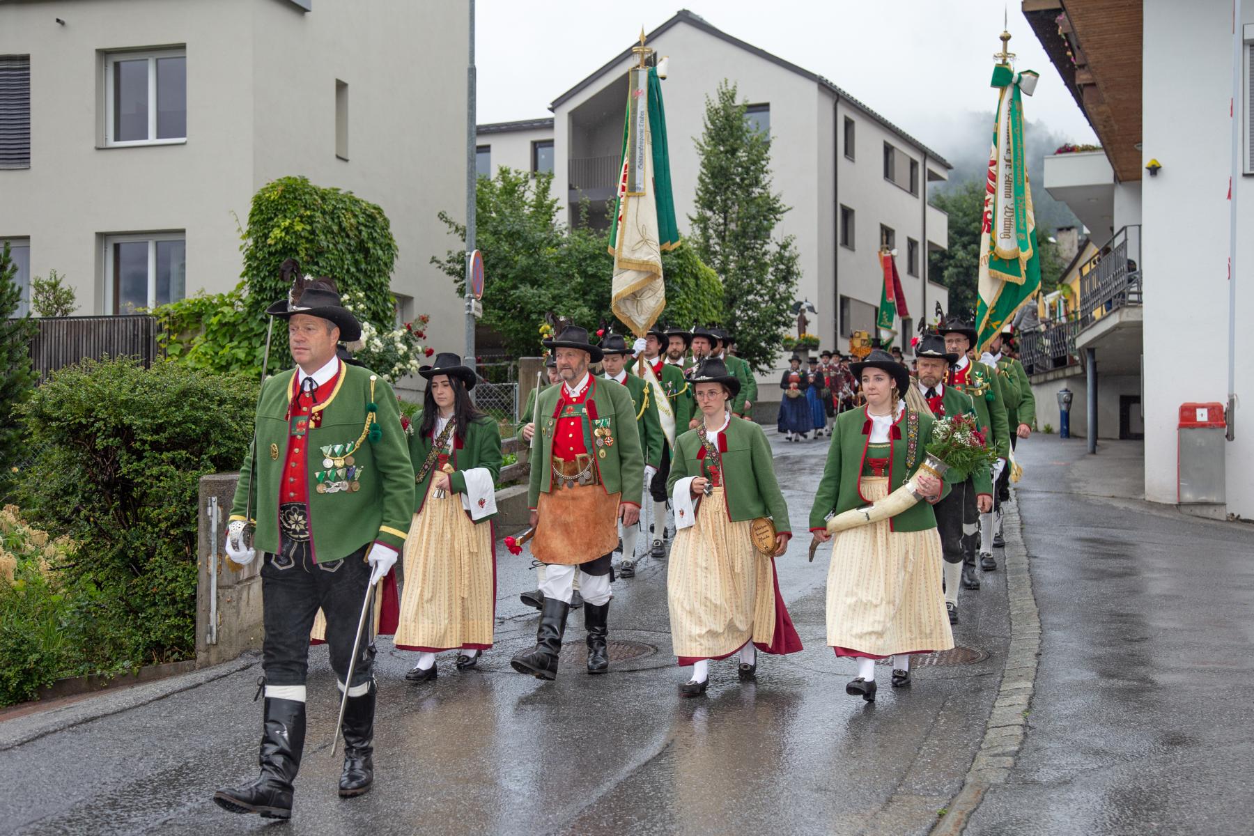 Oberländer Regimentsfest in Imst am 16.06.