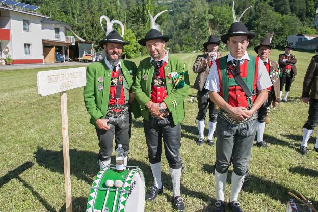 Trommler beim Talschaftsfest in Grins - 12.06.2022