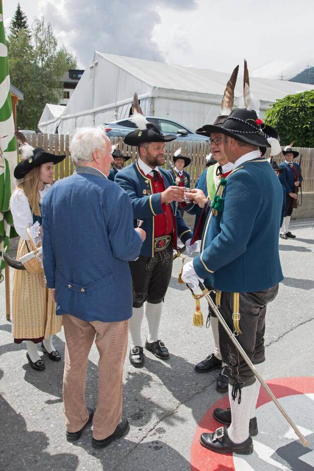 'Auf ein gutes Ende' des Schützenfestes in St. Anton am Arlberg - 07.08.2022