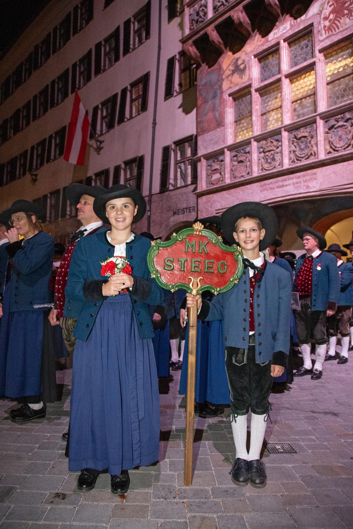 Vorabend des österreichischen Nationalfeiertages in Innsbruck - 25.10.