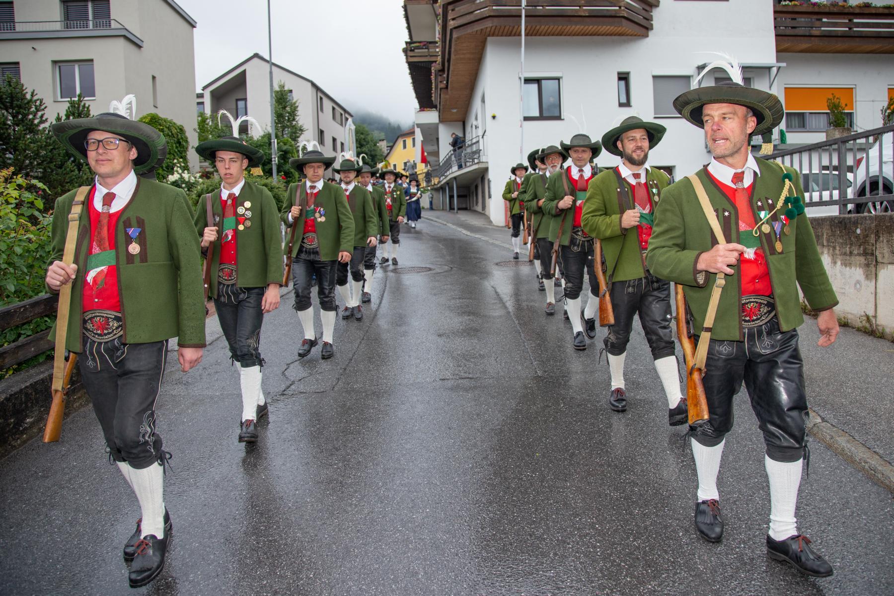Oberländer Regimentsfest in Imst am 16.06.