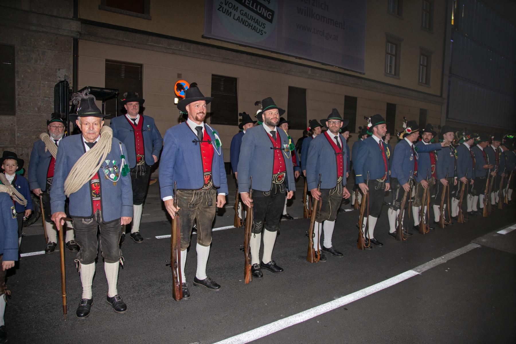 Vorabend des österreichischen Nationalfeiertages in Innsbruck - 25.10.