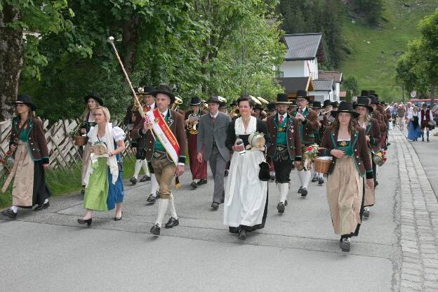 Trachtenmusikkapelle Rauris beim Pinzgauer Bezirksmusikfest - 04.06.2022