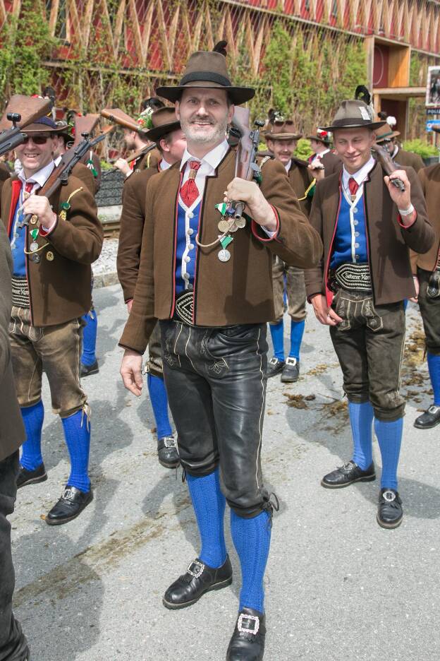 Schütze aus Thiersee beim Gauderfest - 01.05.2022