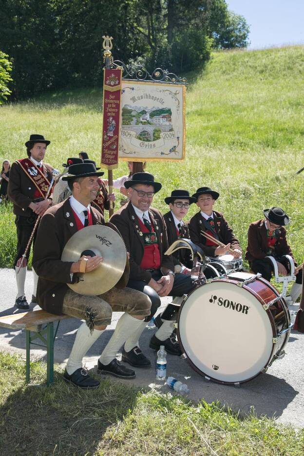 Musikkapelle Grins beim Talschaftsfest in Grins - 12.06.2022