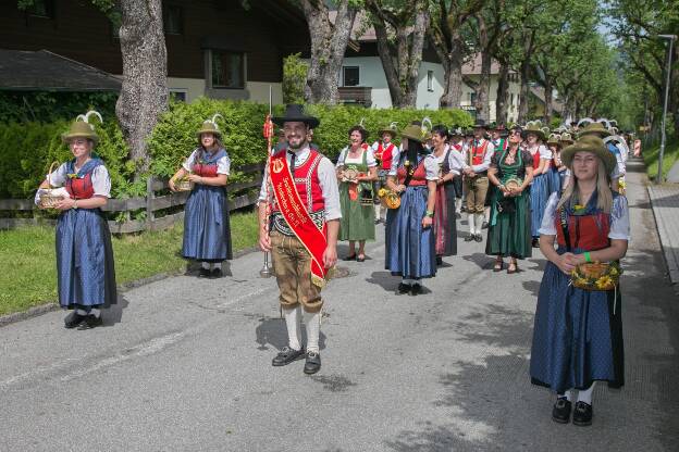 Trachtenmusikkapelle  beim Pinzgauer Bezirksmusikfest - 05.06.2022 